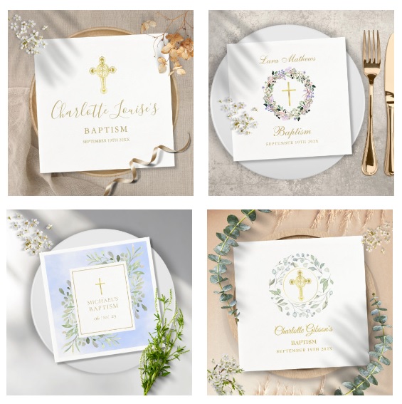 Christening Napkins